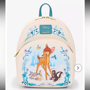 Loungefly Disney NWT Bambi Snow Friends Mini
Backpack